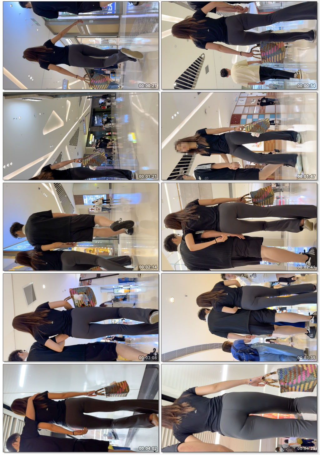 性感翘臀瑜伽裤小姐姐