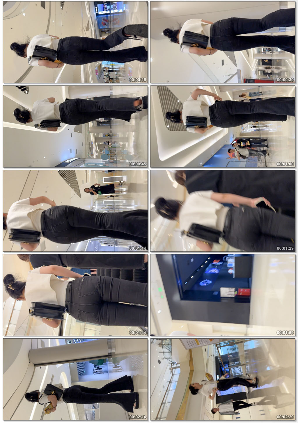 翘臀V内痕黑牛仔妹子