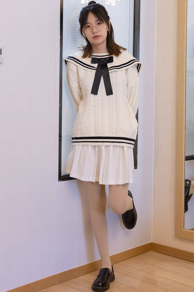 日系JK鞋、肉色连裤袜