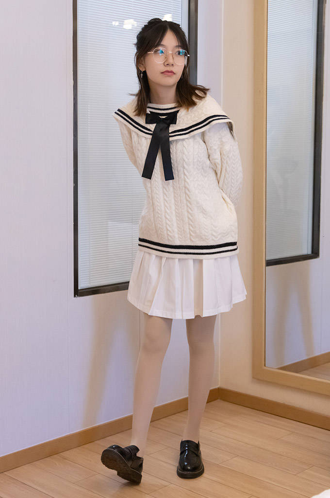 日系JK鞋、肉色连裤袜