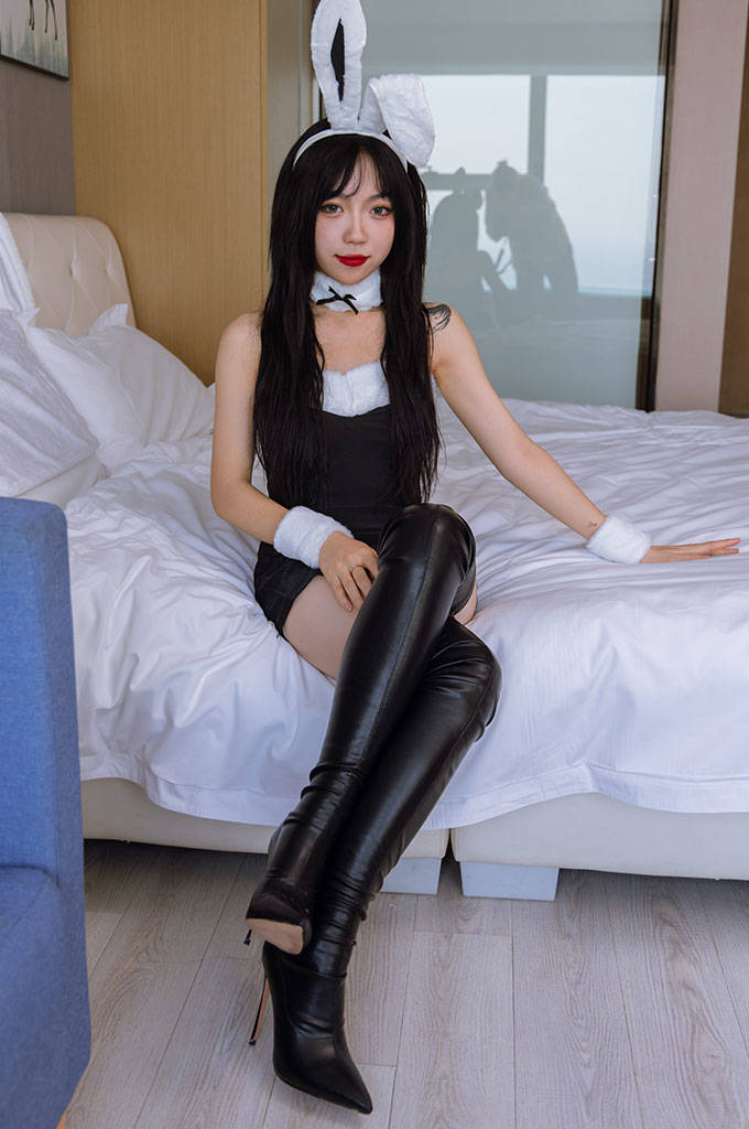 过膝靴、油亮肉丝（脚尖透明款）