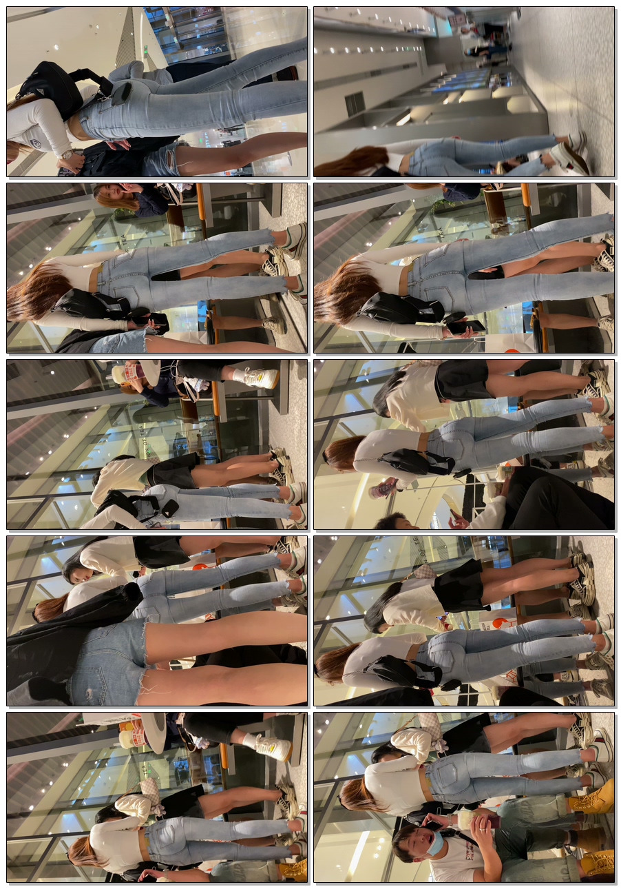 （积分48）饱满翘臀牛仔美女