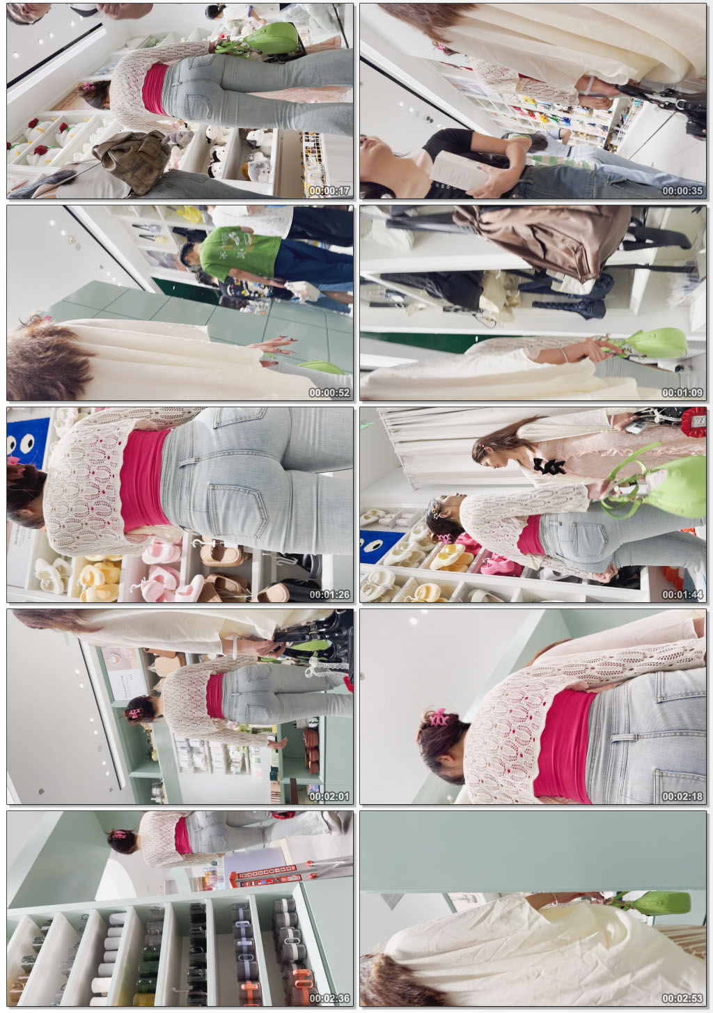 中秋献礼商场丰臀高挑长发小姐姐（积分135）