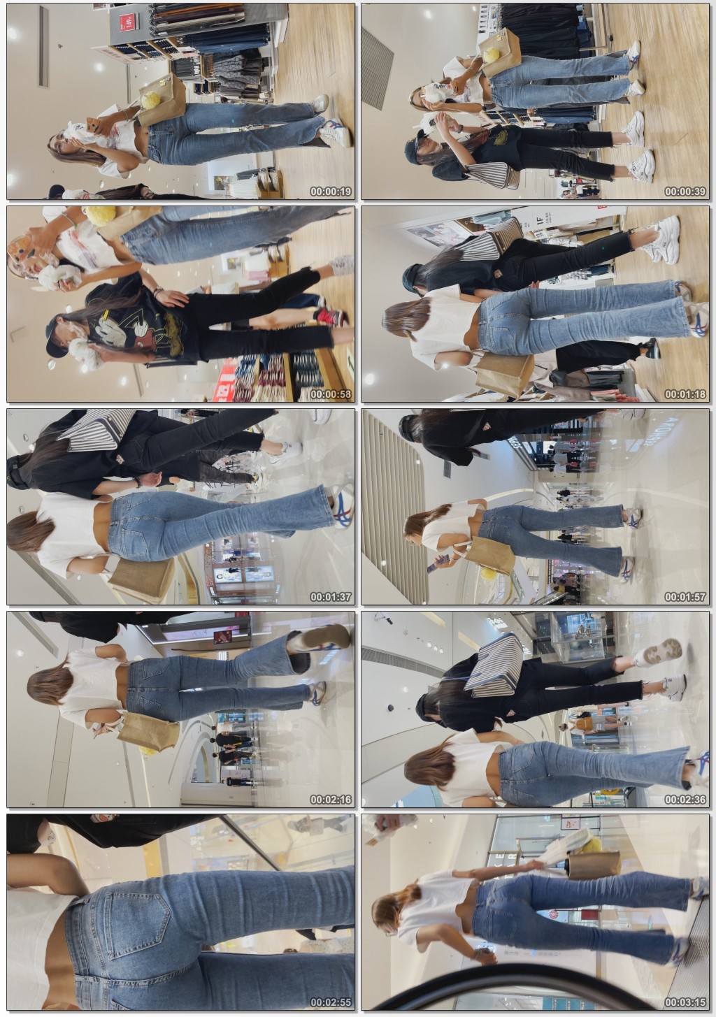 露腰翘臀牛仔妹子（积分98）