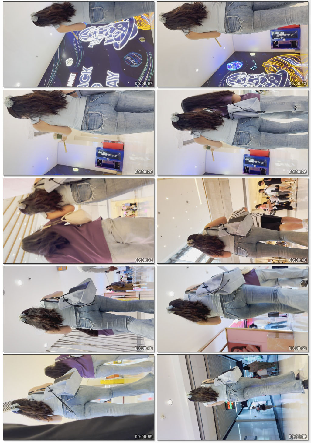 （积分45）长发苹果臀线条清晰可见