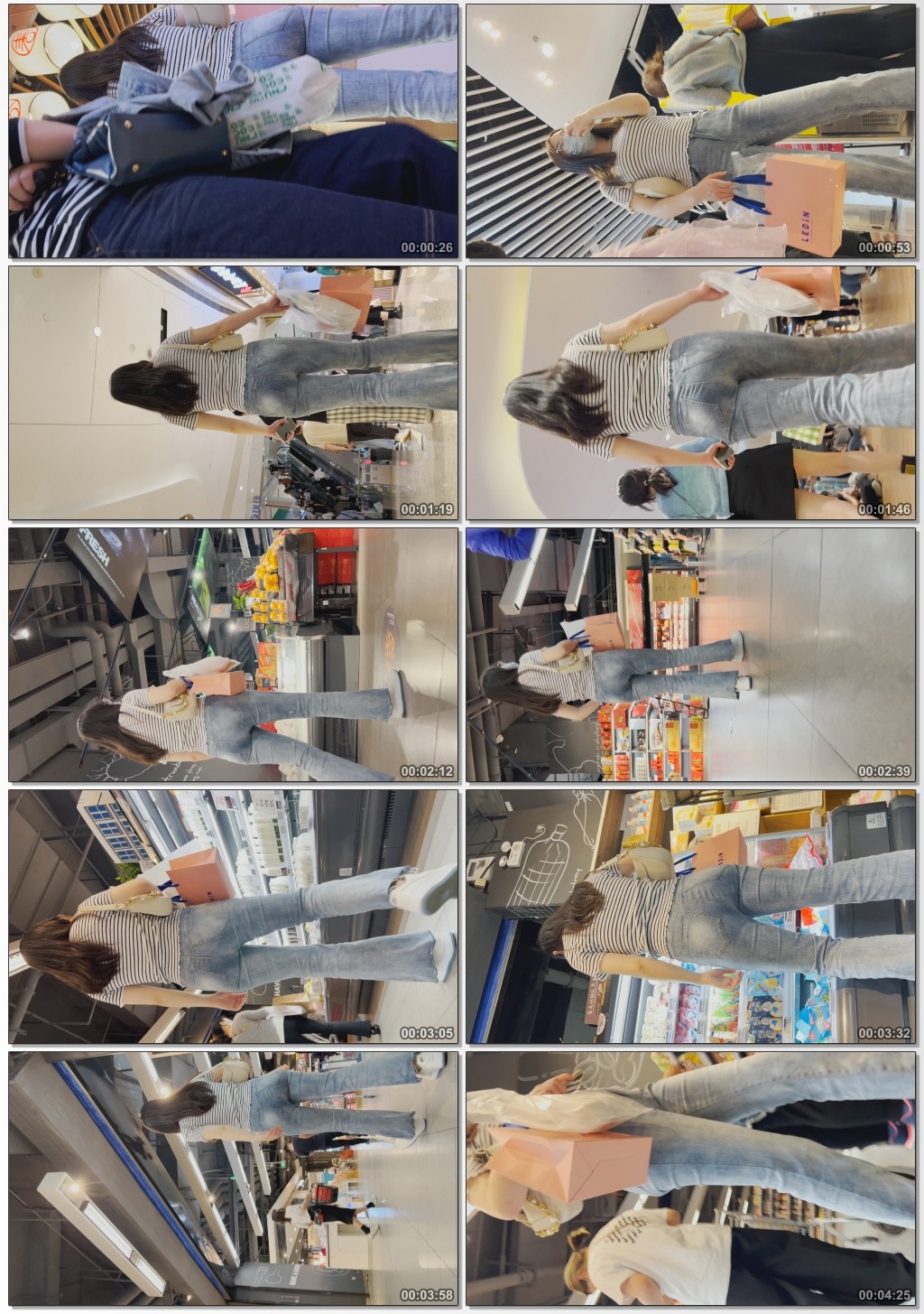 灰牛仔紧臀小姐姐（积分145）