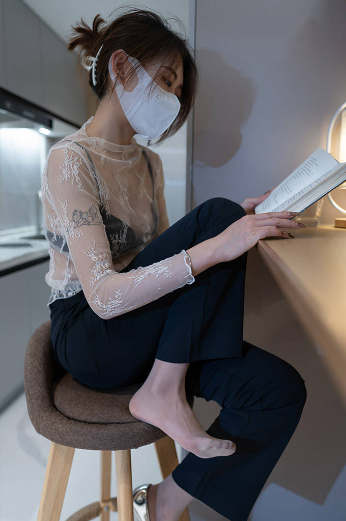 A096.透视装 西服裤