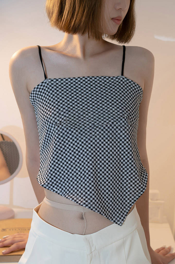 A099.法式肚兜吊带