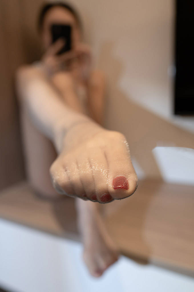 A118.灰色珠光连裤袜