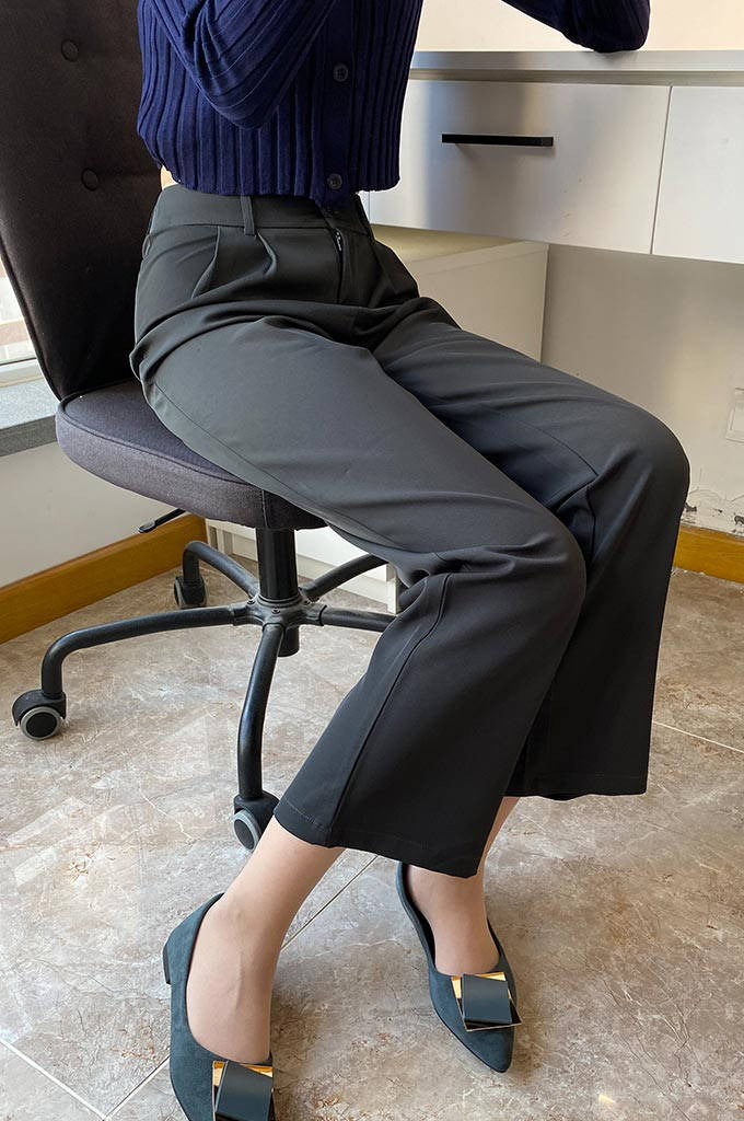 A129.宝蓝色小开衫