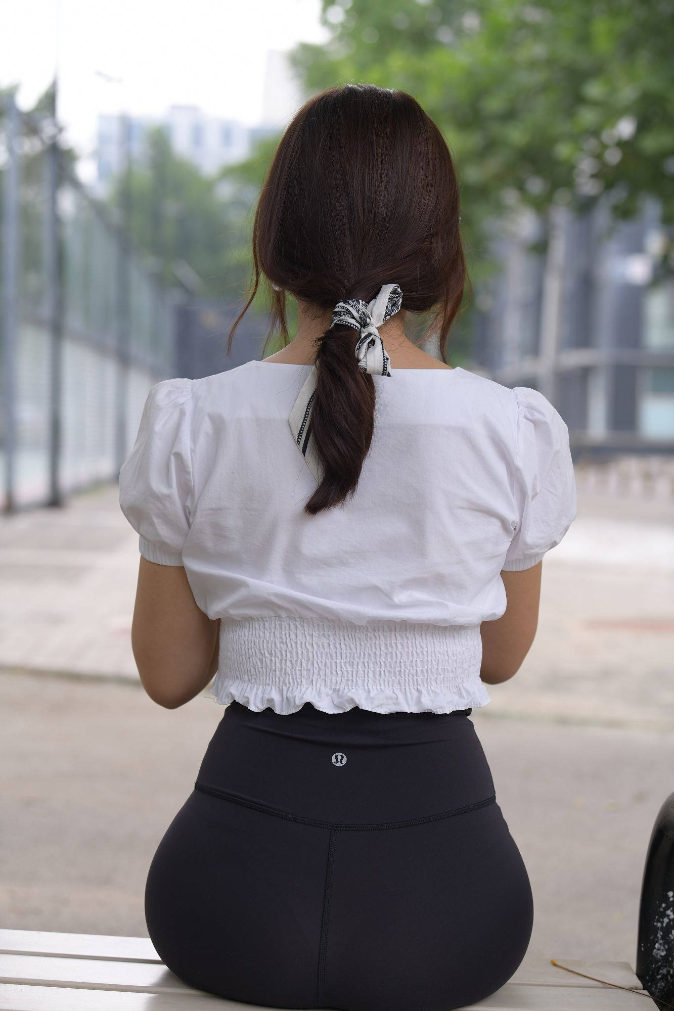 性感黑色瑜伽裤【视频+套图】