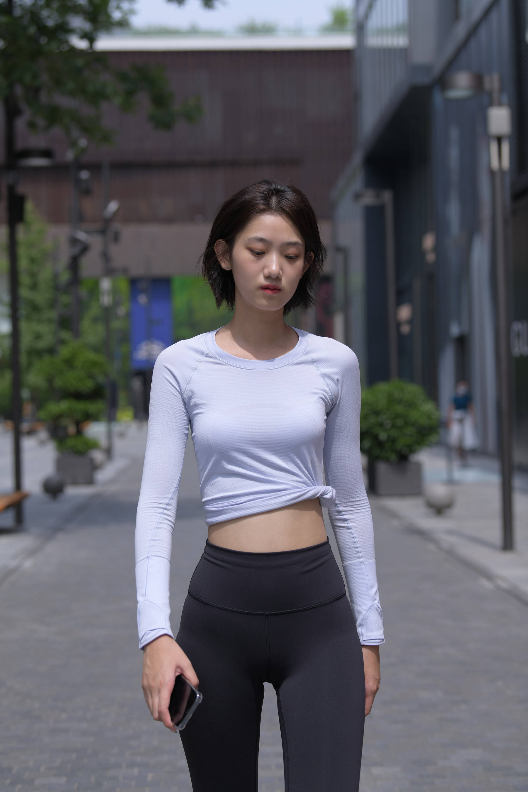 短发紧身裤-2【视频+套图】