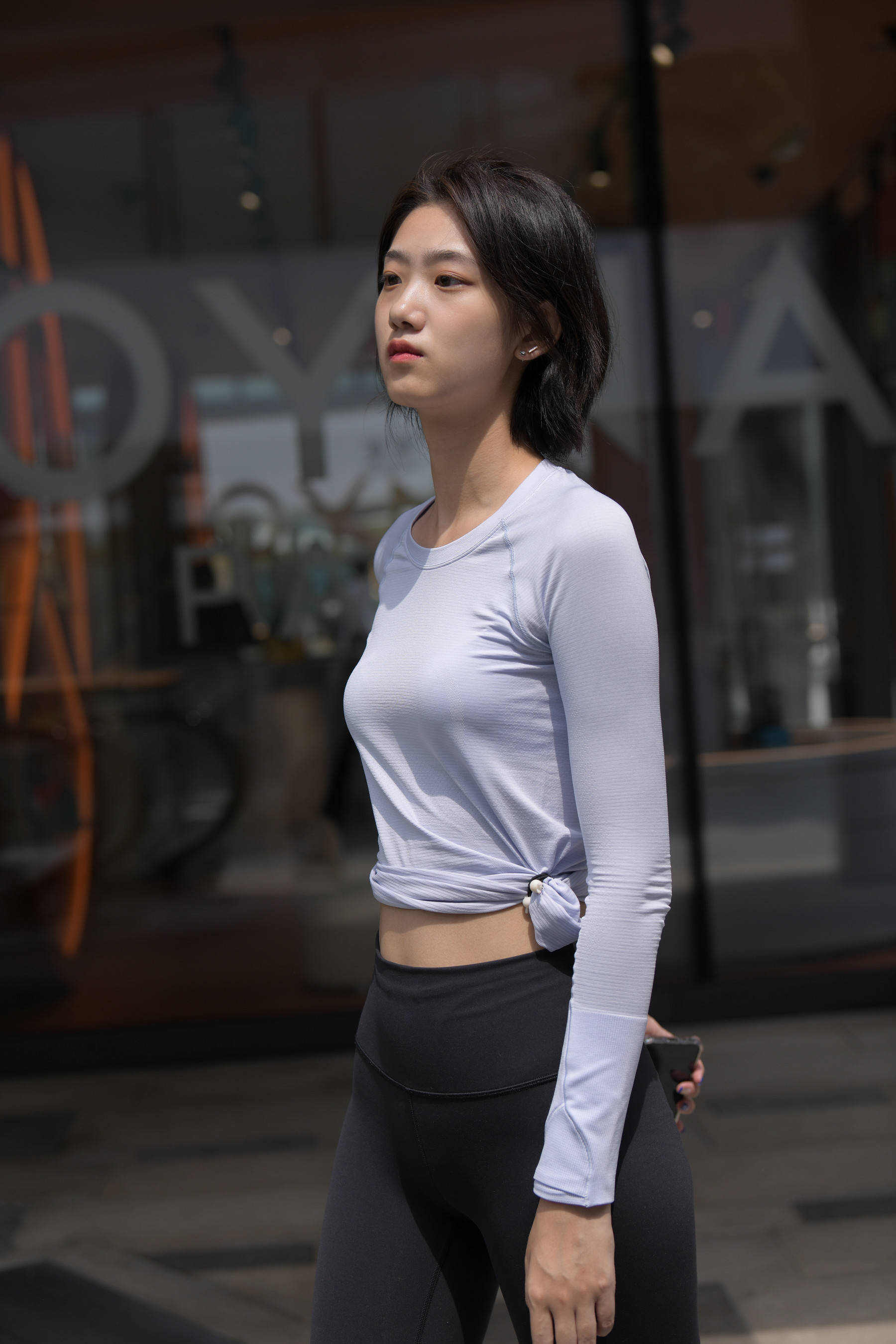 短发紧身裤-2【视频+套图】