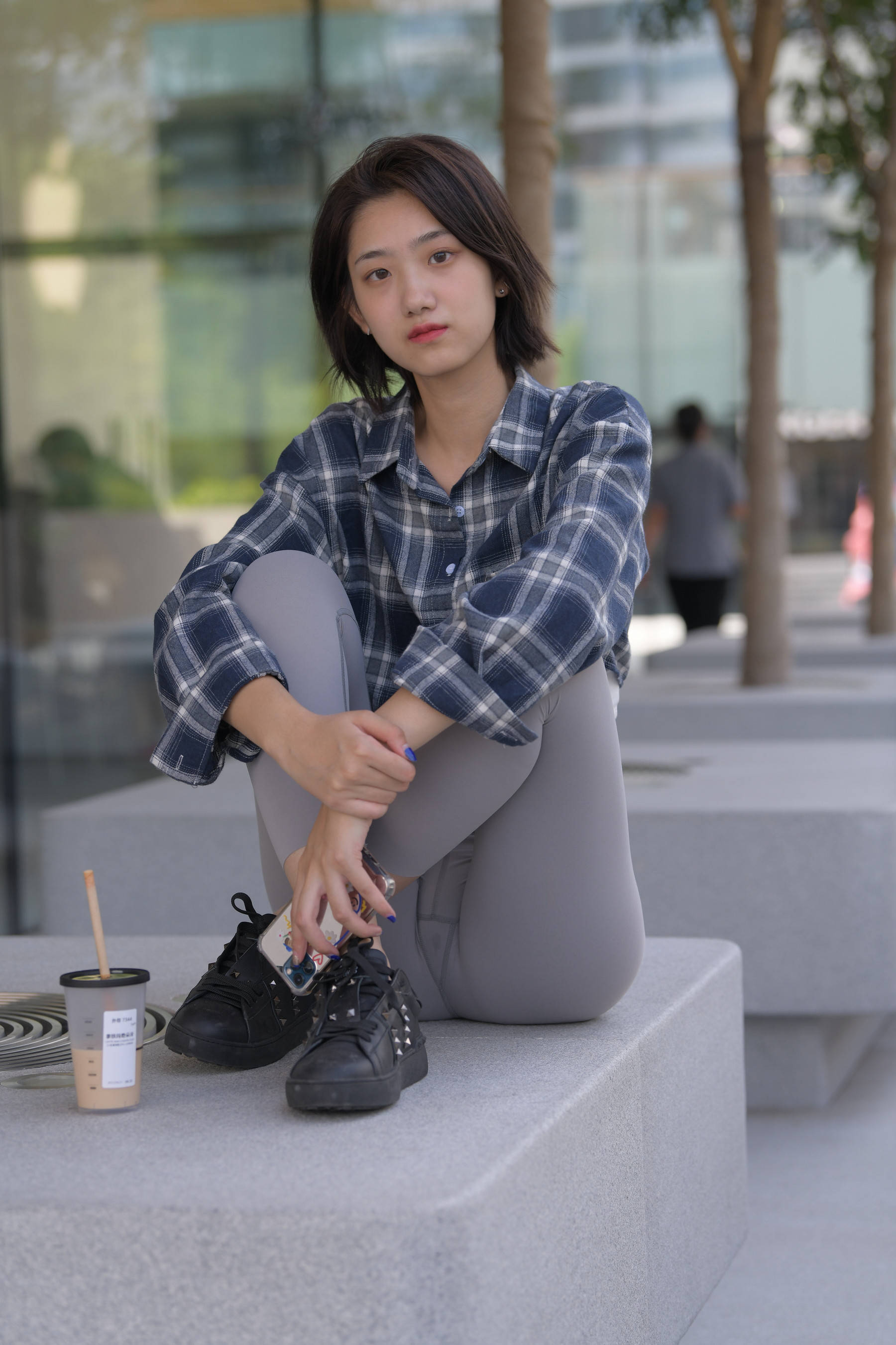 短发紧身裤-1【视频+套图】