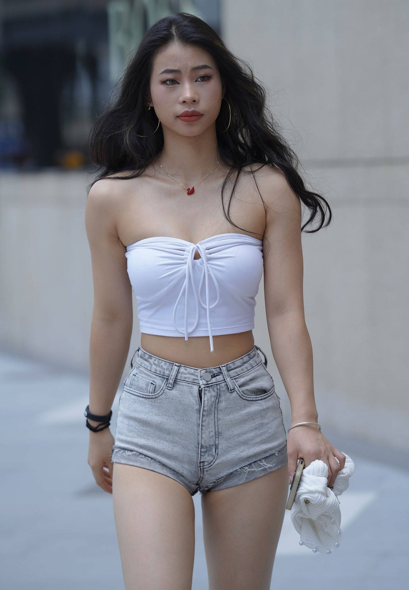 【视频+套图】超正牛仔热裤