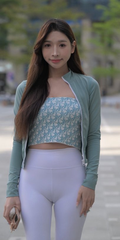 K-MJ3139瑜伽紧身白裤