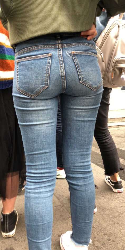 性感苹果臀蓝牛深沟小妹（88积分）