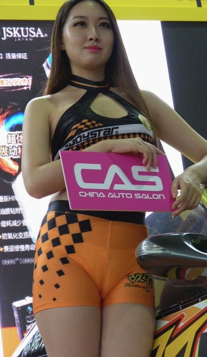 4K-橙色紧身衣美女模特第一部[791M/MP4]