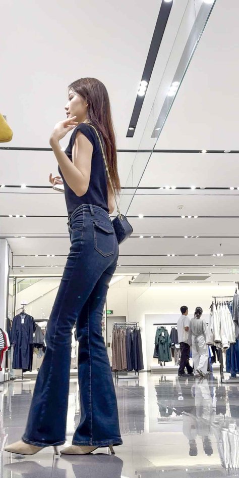 长腿牛仔长发美女（积分45）