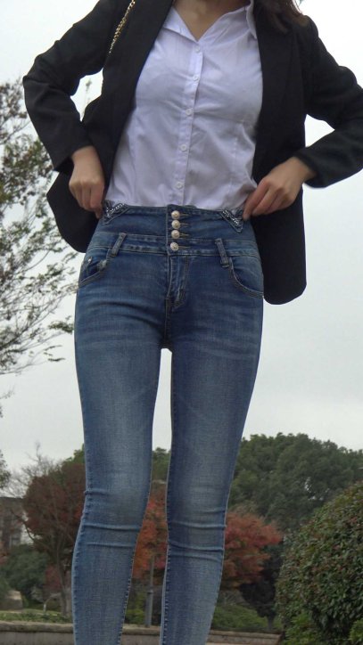 元旦献礼糖糖牛仔裤搭配西装，更显性感第二季（积分368）