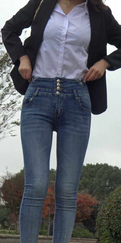 元旦献礼糖糖牛仔裤搭配西装，更显性感第二季（积分368）