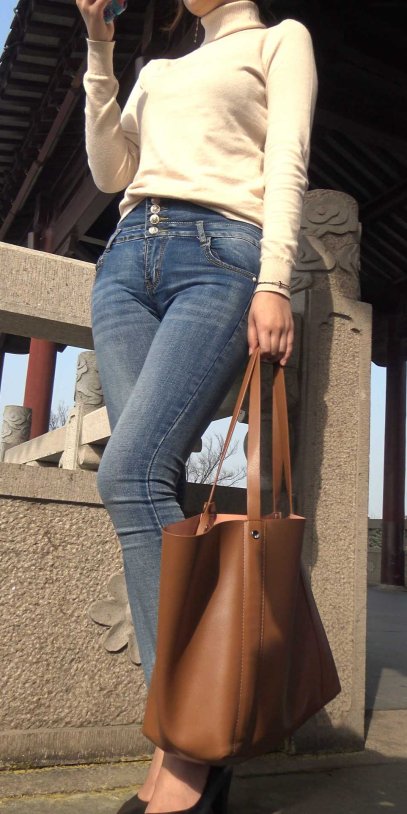 糖糖高跟搭配牛仔裤性感三角翘臀第二季（积分369）