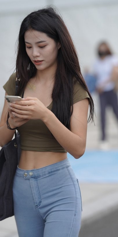 [套图25P]苗条的蓝色浅牛美女3A8227[330M]