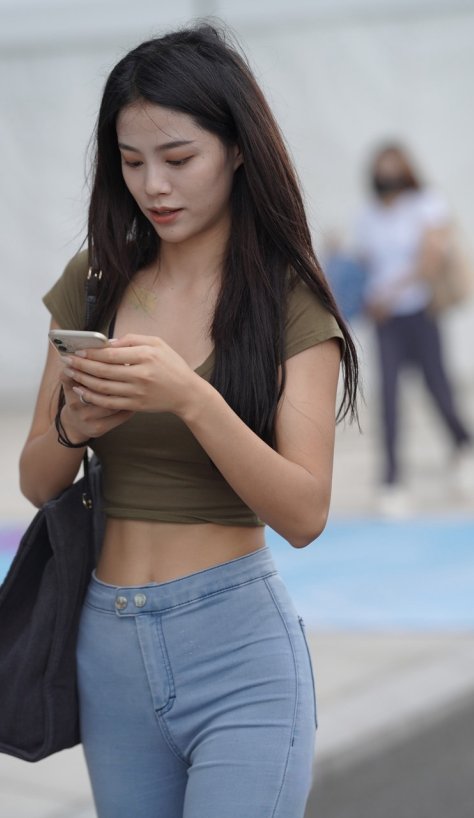 [套图25P]苗条的蓝色浅牛美女3A8227[330M]