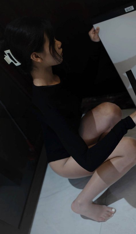 A109.白丝瑜伽服