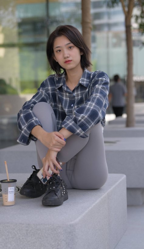 短发紧身裤-1【视频+套图】