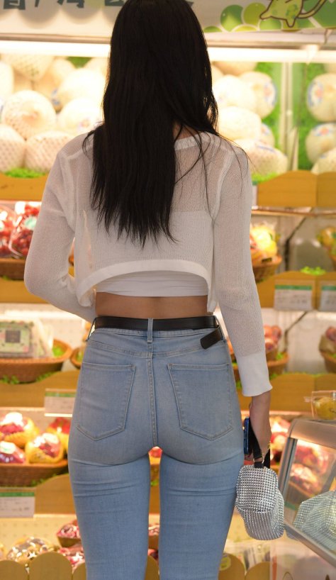 【视频+套图】这牛仔裤美女可以