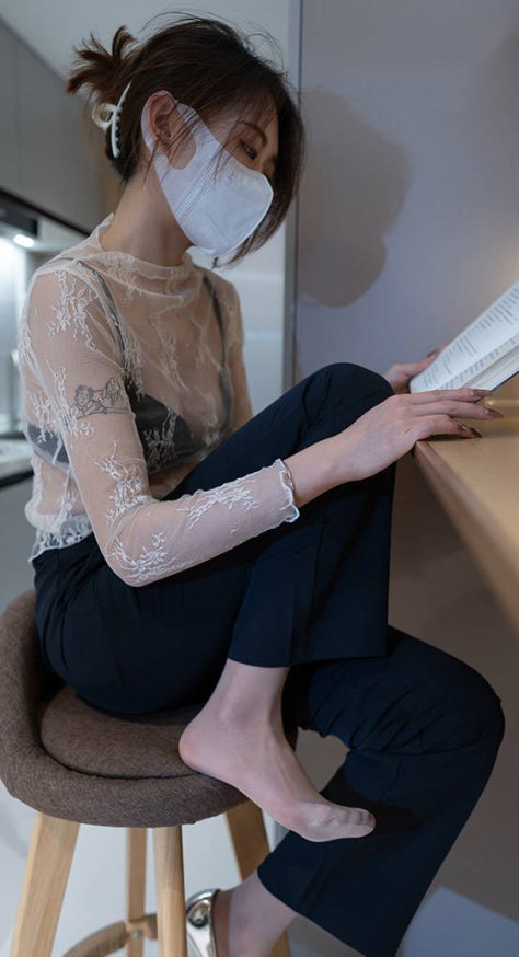 A096.透视装 西服裤