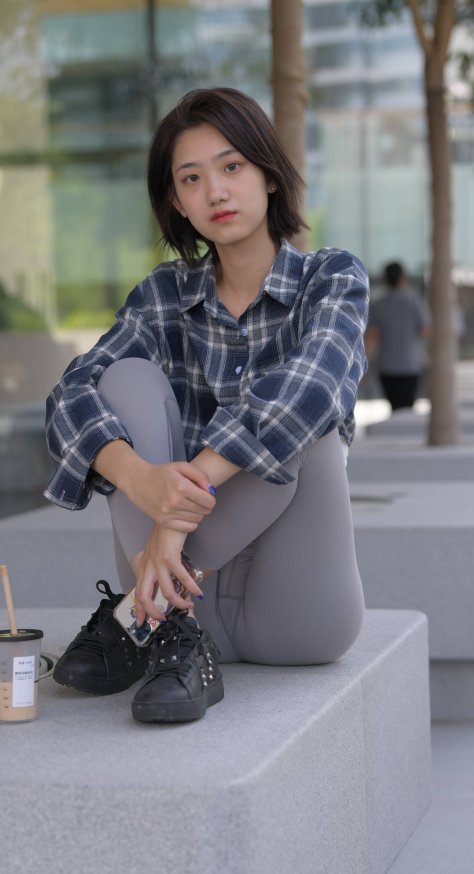 短发紧身裤-1【视频+套图】