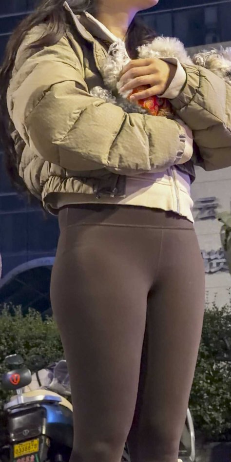 (积分221)紧身瑜伽裤金三角美女小姐姐