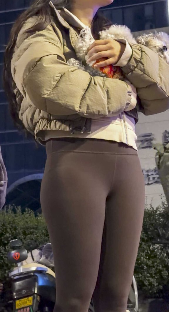 (积分221)紧身瑜伽裤金三角美女小姐姐